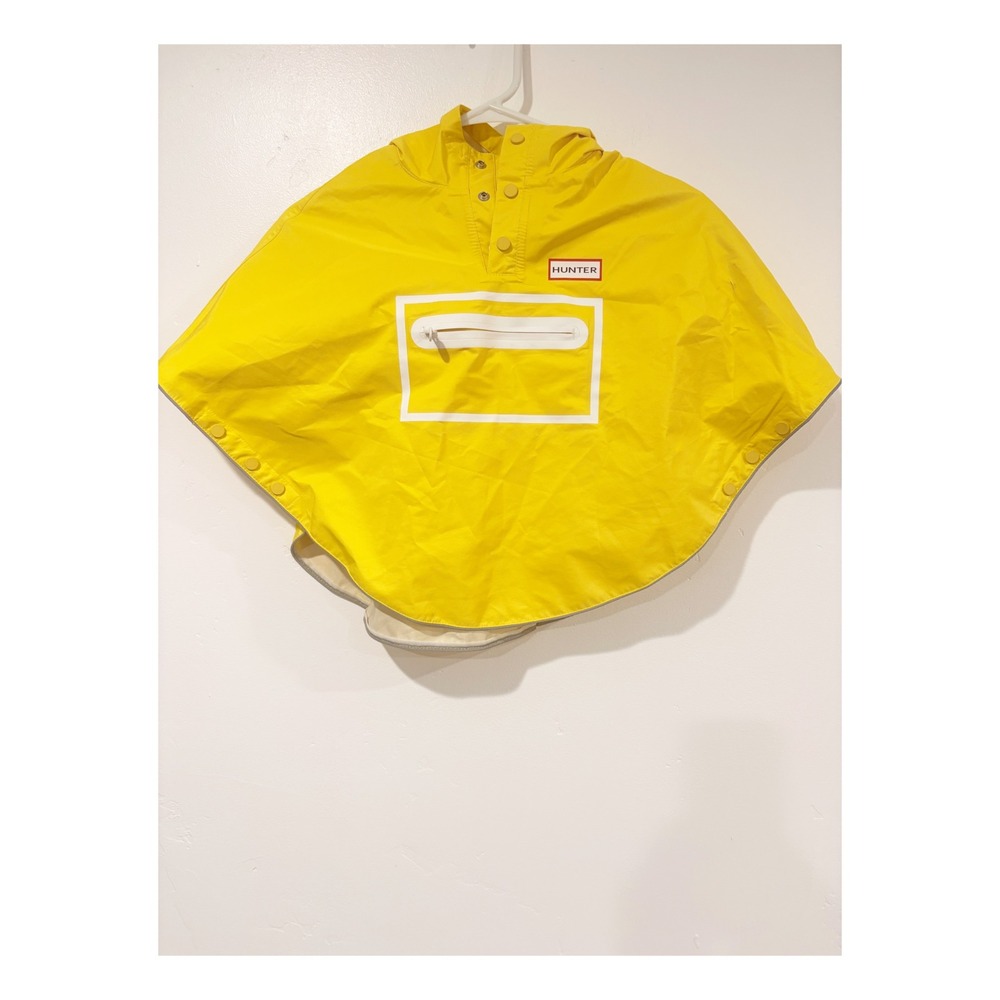 Hunter for Target Kids Yellow Hooded Rain Poncho Jacket 2T/3T - Picture 1 of 5